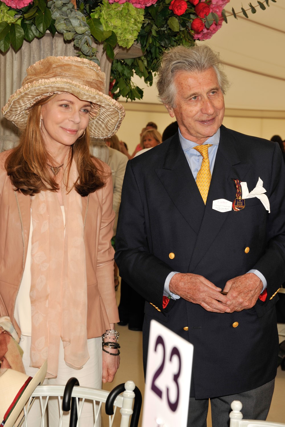 23. HM Queen Noor of Jordan Mr Arnaud Bamberger